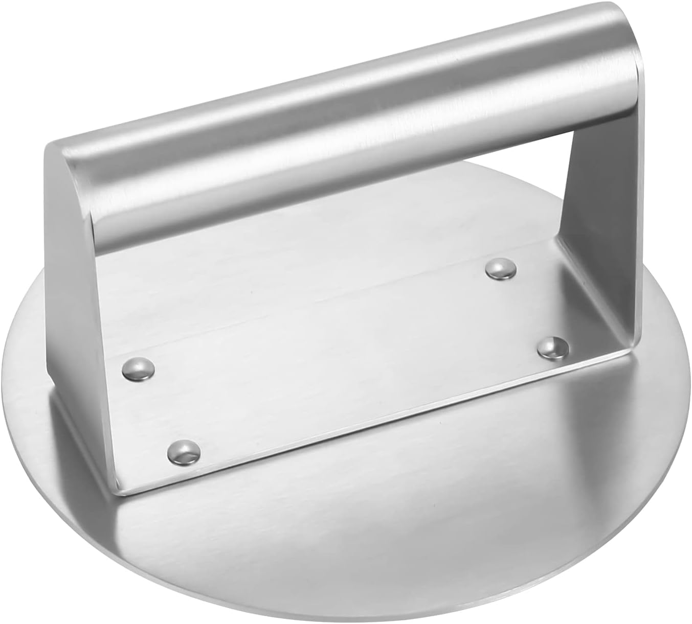 Presse Steak Haché Rond, 6.3in Smash Burger Presse, Presse Hamburger Antiadhésive, Presse Burger En Acier Inoxydable 304, Facile à Nettoyer, Pour De Délicieux Hamburgers, Galettes, Barbecue, Bacon