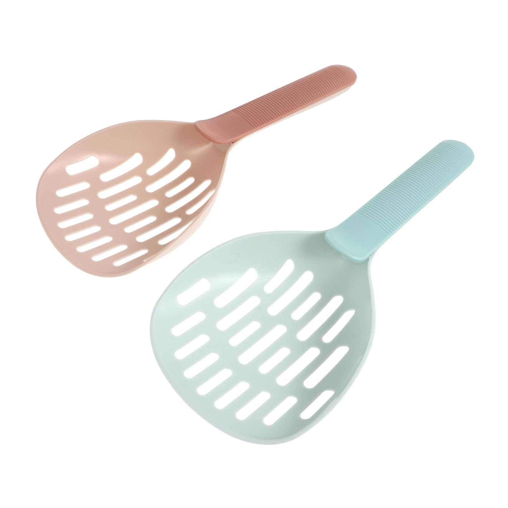 GRIRIW 2Pcs Cat Litter Scoops Professional Poop Filter Shovels for Litter Cleaning Durable Pet Supplies and Lake