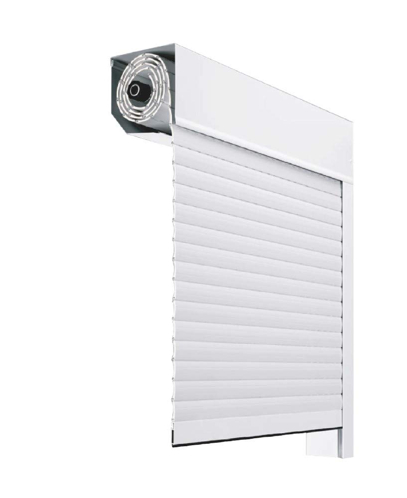 Persiana Personalizable de Aluminio de 45º, Lama de 45mm, Kit Completo Personalizable, persianas enrollables para Ventanas y Puertas de Garaje, Seleccione Medida, Color y accionamiento Que desee.