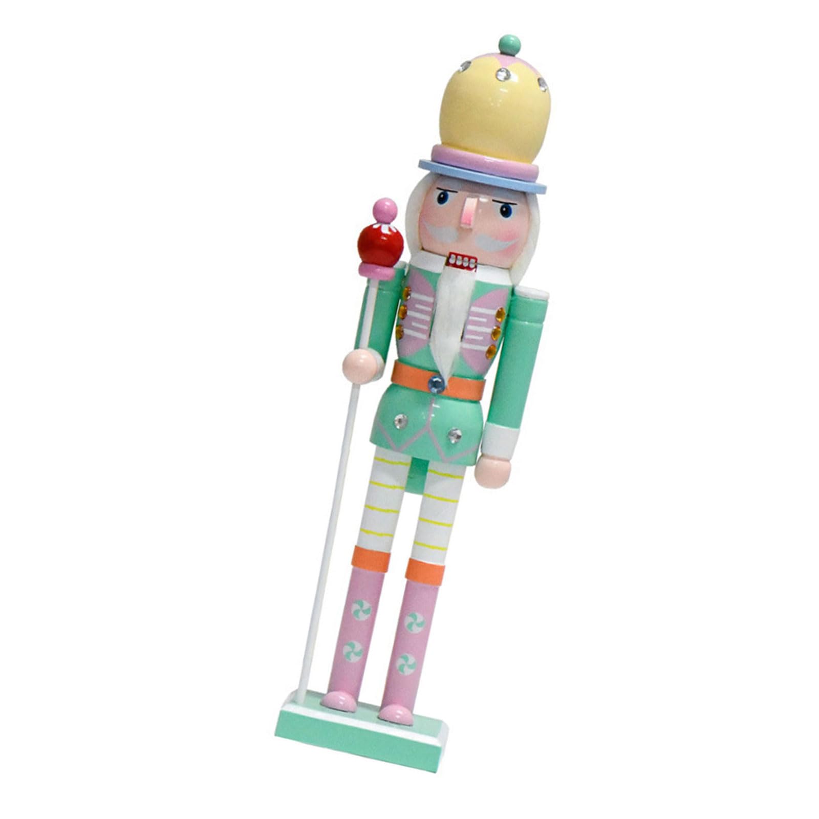 Weihnachtsdekoration, Holz Nussknacker, Soldat, Süßigkeiten Statue, Marionette, Ornament für den Innenbereich, Winter Tischdekoration, Zuhause, Nussknacker Dekorationen