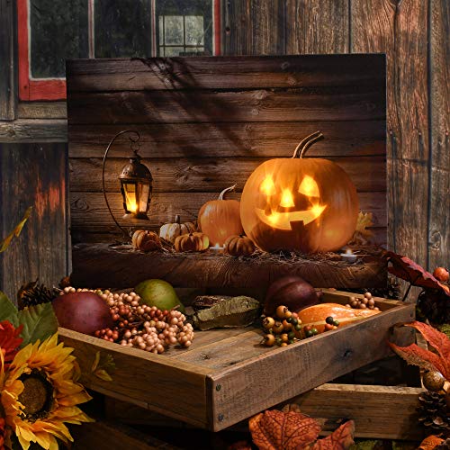 Lumabase Battery Operated Lighted Wall Art - Jack O' Lantern #TOP2