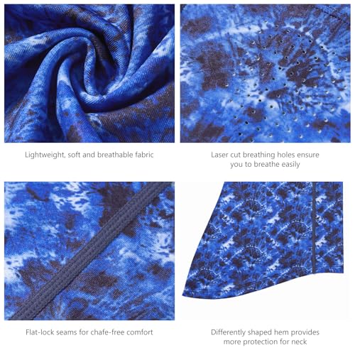 Image of BASSDASH Neck Gaiter Mask UPF 50 Sun Protection for Men & Women, Fishing, Hiking, Outdoor