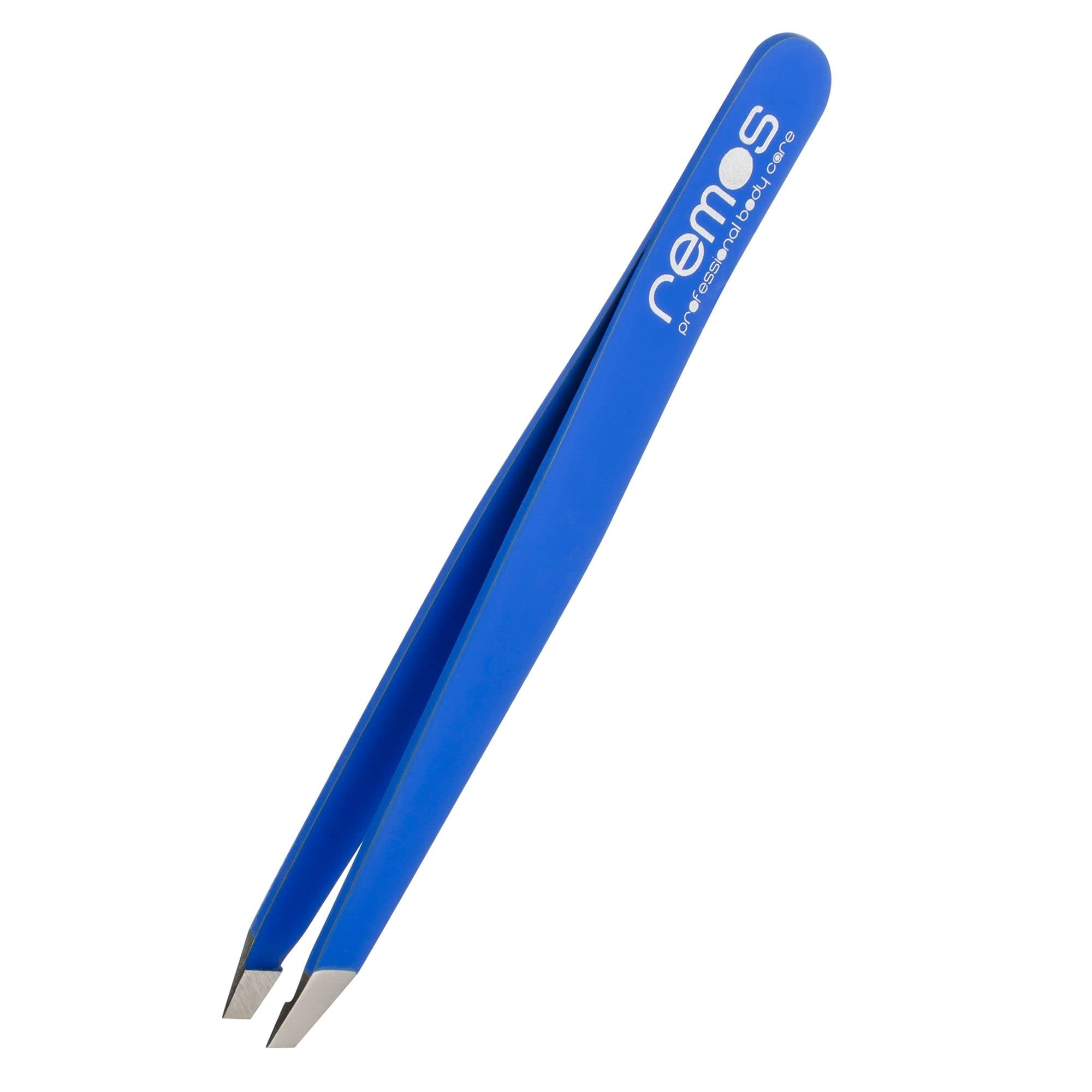 REMOS Pinzas acero inoxidable para cejas que eliminan pelos más finos azul oscuro
