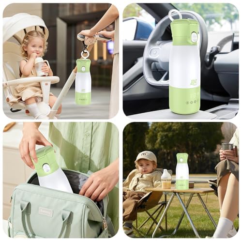 Scaldabiberon Portatile 500ml, JDZ Scalda Biberon Neonato Portatile