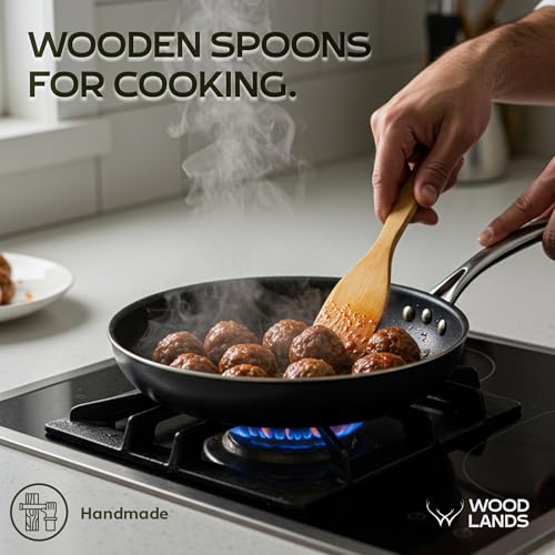 Image of Christmas Wooden Spoons for Cooking - 6-Piece, Christmas Kitchen Utensils Gifts for Kitchen Decor including Spatulas & Spoons, Heat-Resistant, Eco-Friendly And Safe for Non-Stick Cookware