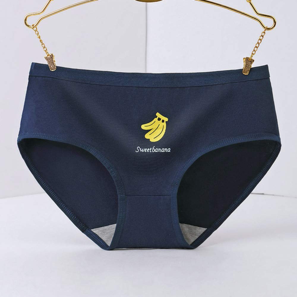 MTNK Women Panties Banana Print Cartoon Underwear Female Cotton Underpants Gril Brienfs Lingerie Ladies Panty Women