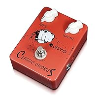 JOYO Classic Chorus guitar effect pedal gives crisp and transparent chorus, great for a little embellishment, full bodied 12-string sounds and deep clear bell like tone. A cost effective option for those looking to expand their horizons when it comes...