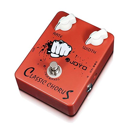 JOYO Chorus Pedal Chorus nitido e trasparente Suoni corposi e tono profondo e chiaro per effetti di chitarra elettrica - True Bypass (JF-05)