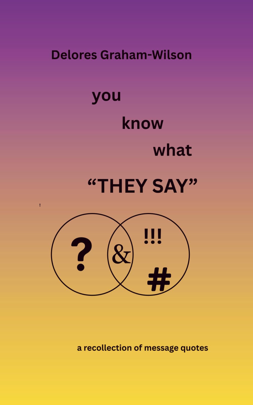 you know what They Say: A Recollection Of Message Quotes