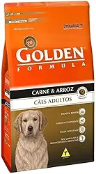 Ração Golden Para Cachorro Cães Adultos Porte Médio Grande Sabor Carne e Arroz 15kg