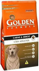 Ração Golden Para Cachorro Cães Adultos Porte Médio Grande Sabor Carne e Arroz 15kg