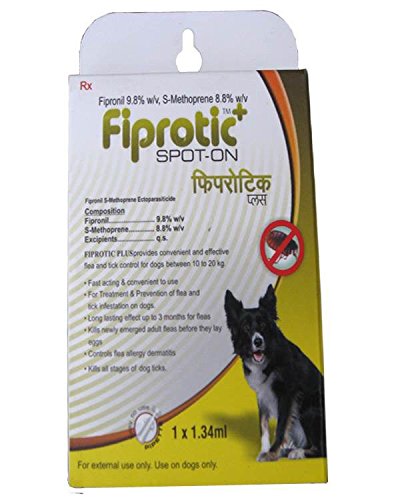 See full amazon price history chart for Pupkart All4pets Fiprotic Spot-on for 10 to 20 kg Dogs (1.34 ml) Pupkart All4pets Fiprotic Spot-on for 10 to 20 kg Dogs (1.34 ml) (B01FDPAATM) Amazon Price History, Amazon Price Tracker