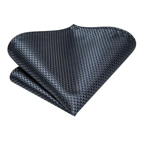 Image of Hi-Tie Men's Tie Sets Silk Paisley Striped Necktie Pocket Square Cuff-links Sets Wedding Business Holiday