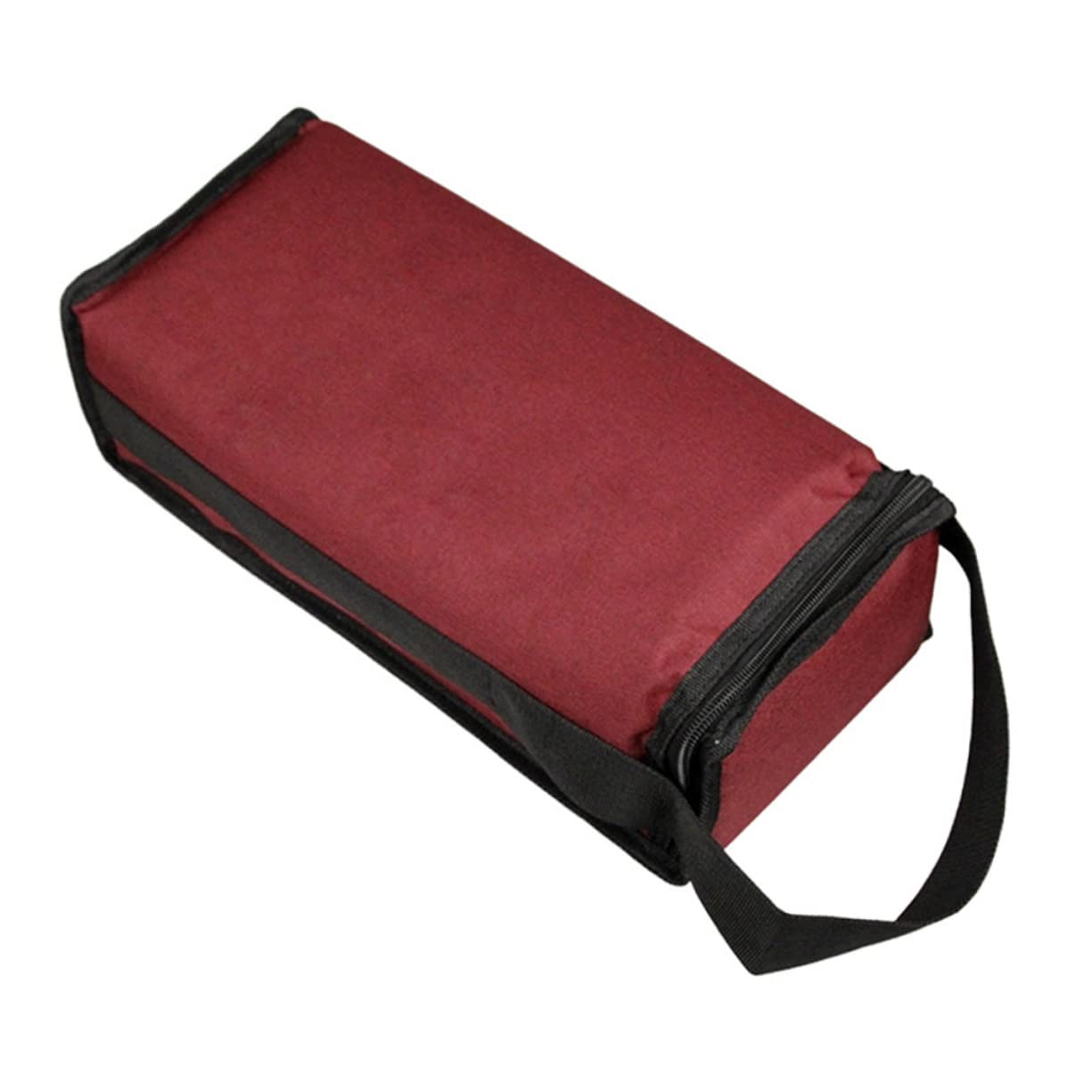 ULTECHNOVO 2 Stück 2 Weintragetasche Handtasche Wein Campingtasche Wein Reisetasche Weinbeutel Rot