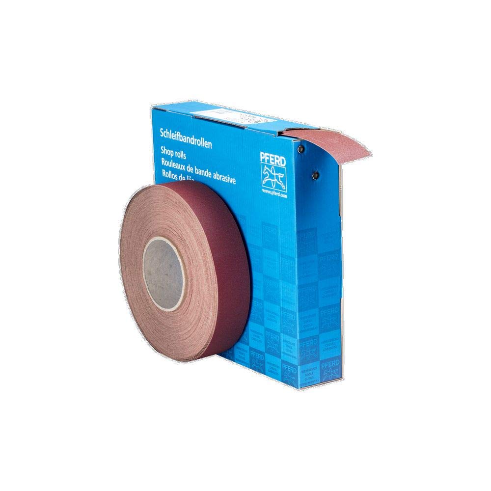 PFERD 47170 Heavy-Duty Abrasive Shop Roll, Aluminum Oxide, 50 yd. Length x 1-1/2