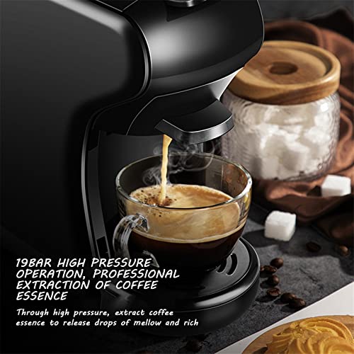 Cafetera de cápsulas automática con molinillo y vaporizador 5-10 tazas miniatura 4