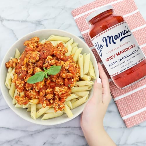 Yo Mama’S Foods Gourmet Keto Gift Set And Care Package | Includes (1) Marinara Sauce (1) Tomato Basil & | (1) Spicy Marinara Sauce | Low-Sugar, Carb, Sodium, Gluten-Free thumb #2