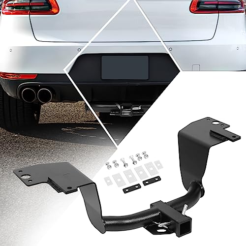 Class 3 2" Tow Hitch for Porsche Macan & Audi Q5 Black