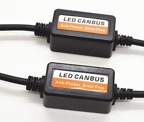 LX-LIGHT (2PCS H4(9003) Anti Flicker Harness Error Free Decoders Fit Any 7 Inch Round LED Headlight Systems Compatible with Jeep Wrangler JK Tj Lj