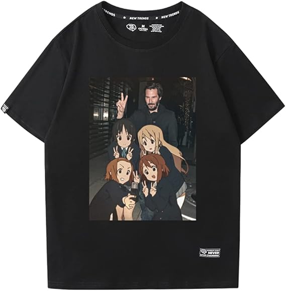 Amazon けいおん K On 秋山 澪 平沢 唯 アニメ キッズ 漫画 学生 流行 Tシャツ メンズ レディース プリント スポーツ 夏服 トップス 半袖 無地 通気性 ファッション ゆったり おもしろtシャツ Tシャツ カットソー 通販