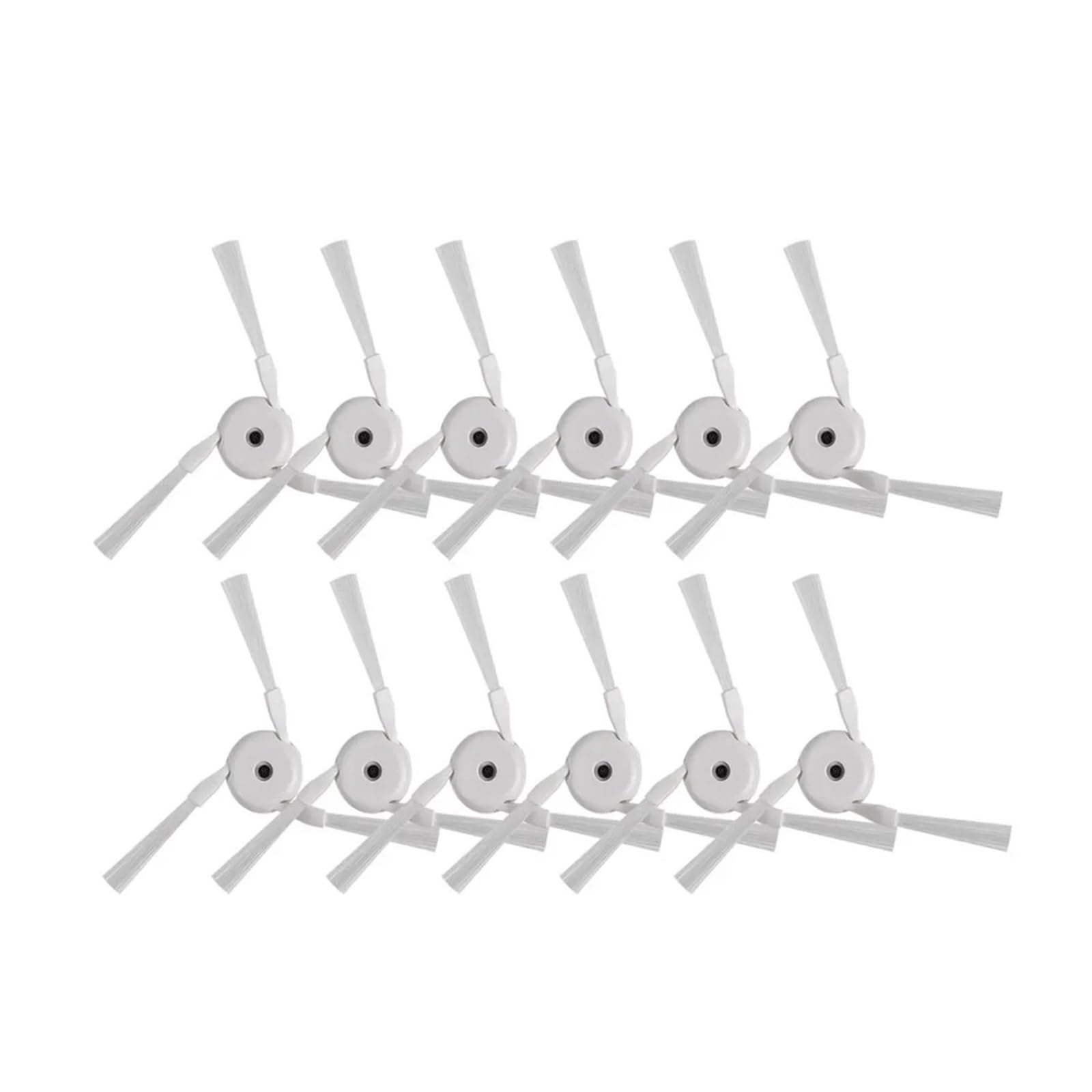 GENTERUN Side Brush,Compatible For Dreame,X40/X40Pro/X50/X50/S40 Enhanced/X40Pro/L40/X30Pro Ultra Robot Vacuum Cleaner(12pc white)