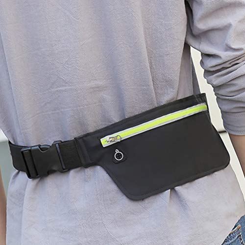Clispeed Pochete masculino e feminino com cinto de corrida para viagens, esportes ao ar livre, marat
