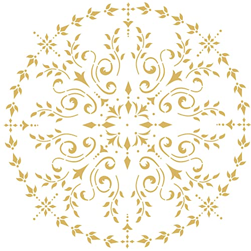 Ceiling Medallion Wall Stencil | Reusable Stencil | Perfect Wall