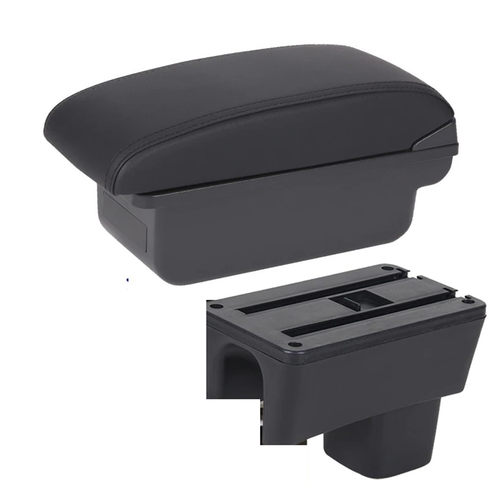 Armrest Storage Box For SUZUKI For Swift 2005-2025 Car Armrest Auto Storage Box Bracing Heighten Interior Details