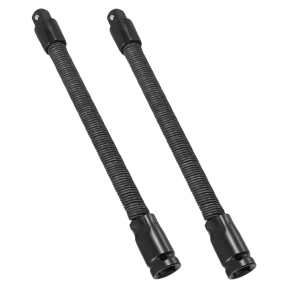Rallonge de clé à douille en acier durable Lot de 2 tiges d'extension flexibles professionnelles