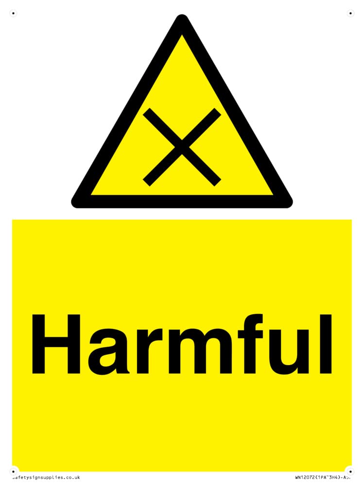 Harmful Sign - 150x200mm - A5P