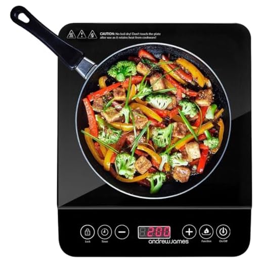Andrew James 2000W Portable Induction Hob
