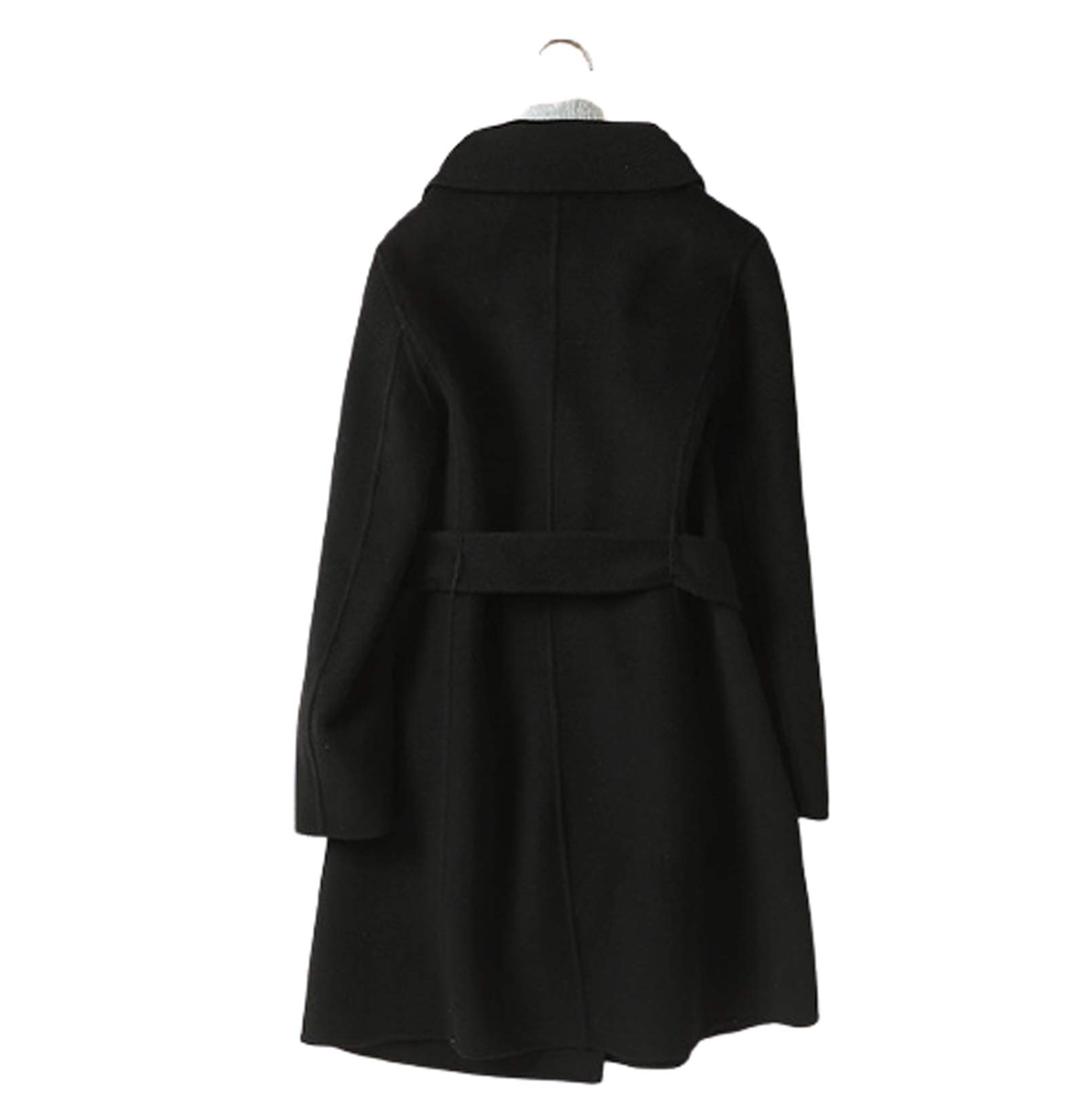 Amazon.com: XMZFQ Womens Wool Coats Cashmere Trench Autumn Winter