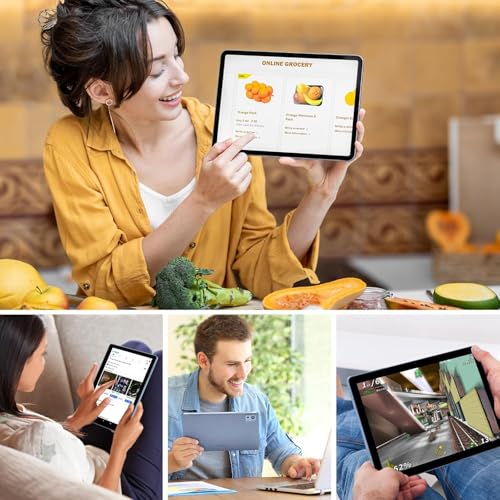 10.1 inch Tablet, 12(6+6) GB RAM+128GB ROM+1TGB Expandable | Android 12, 2024 New, Octa-Core CPU, Computer Tablets PC, 1920 * 1200 FHD IPS Screen, 5+13MP Dual Camera - Image 5