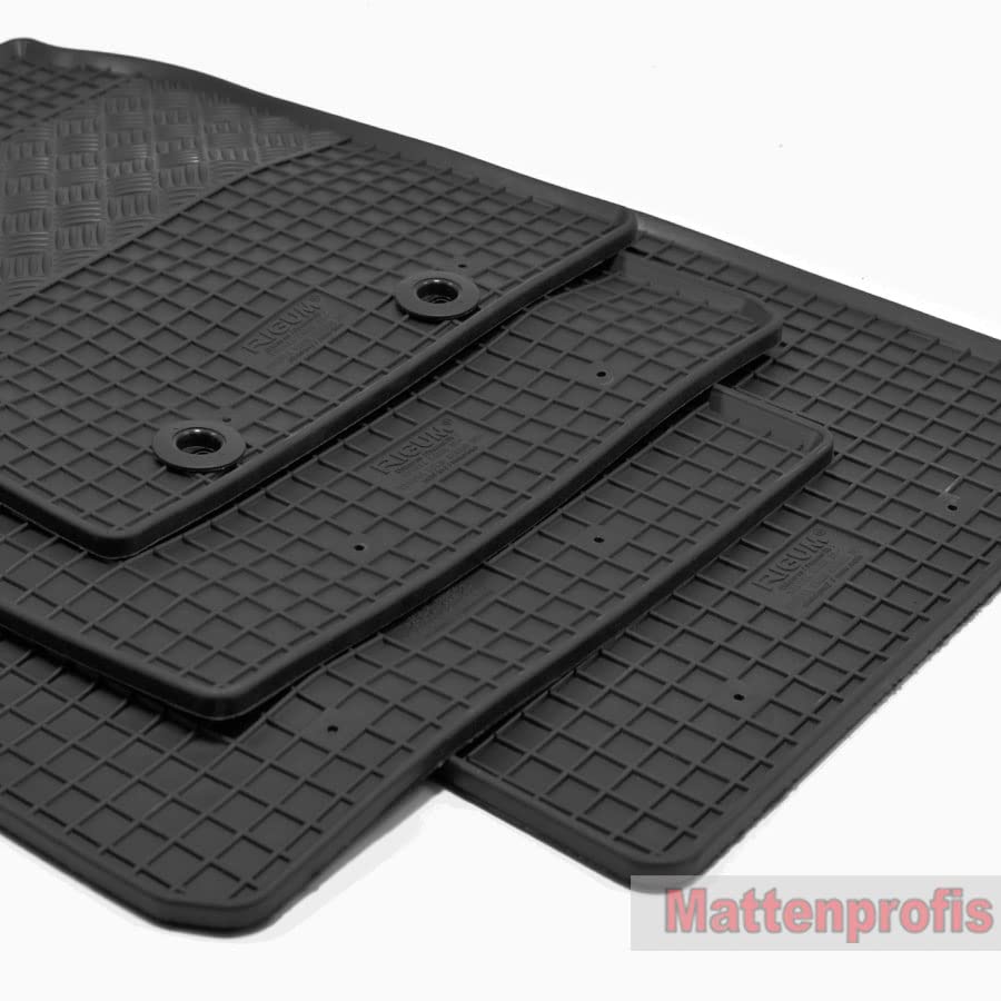 Gummimatten Gummifussmatten geeignet für Toyota Yaris/Hybrid Cross ab Bj. 2020, schwarz