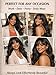 Beauty Forever 13x4 Lace Front Wig Human Hair Glueless Pre Plucked Pre Cut,Loose Wave Wig with Curtain Bangs for Black Women, Fluffy Natural Black Ready to Wear Drawstring Wig, 150% Density 16 Inch
