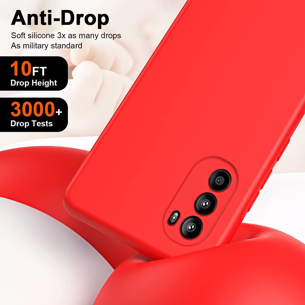 SEAHAI Cover Per Motorola Moto G52 / G82 5G: Custodia In Silicone TPU Trasparente Con Fantasia Panda, Antiurto E Sottile