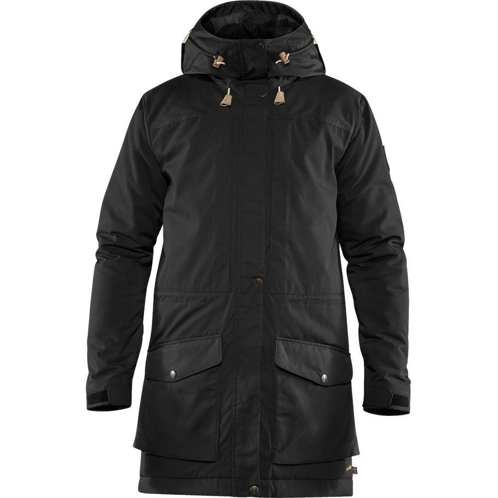 Fjallraven Men's Singi Wool Padded Parka M Sport Jacket, Black, XXL
