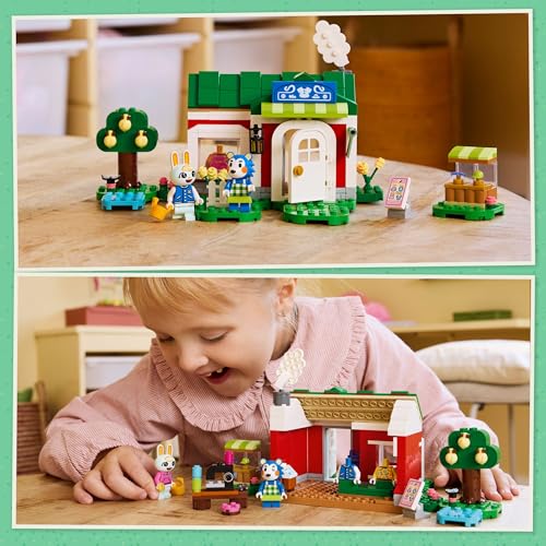 LEGO Animal Crossing Boutique de vêtements des sœurs Doigts de Fée - Jeu de Construction pour Enfants dès 6 Ans passionnés de Jeux vidéo - Jouet Stimulant Le Jeu de rôle 77055