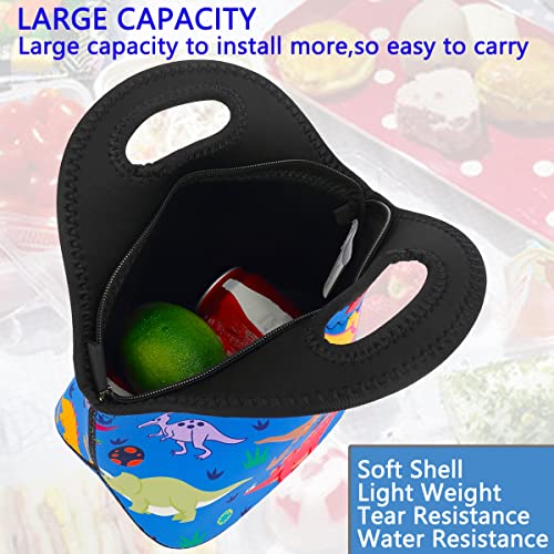 FlowFly Neoprene Kids Lunch box Insulated Soft Bag Mini Cool...