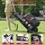 Laudlife 3 Burners Portable Gas Grill, 320 SQ.IN with Collapsible Stand & Side Table, 30000 BTU Propane BBQ Propane Grills with Slide-out Grease Box, Cooking Area for Camping, Tailgating & Backyard