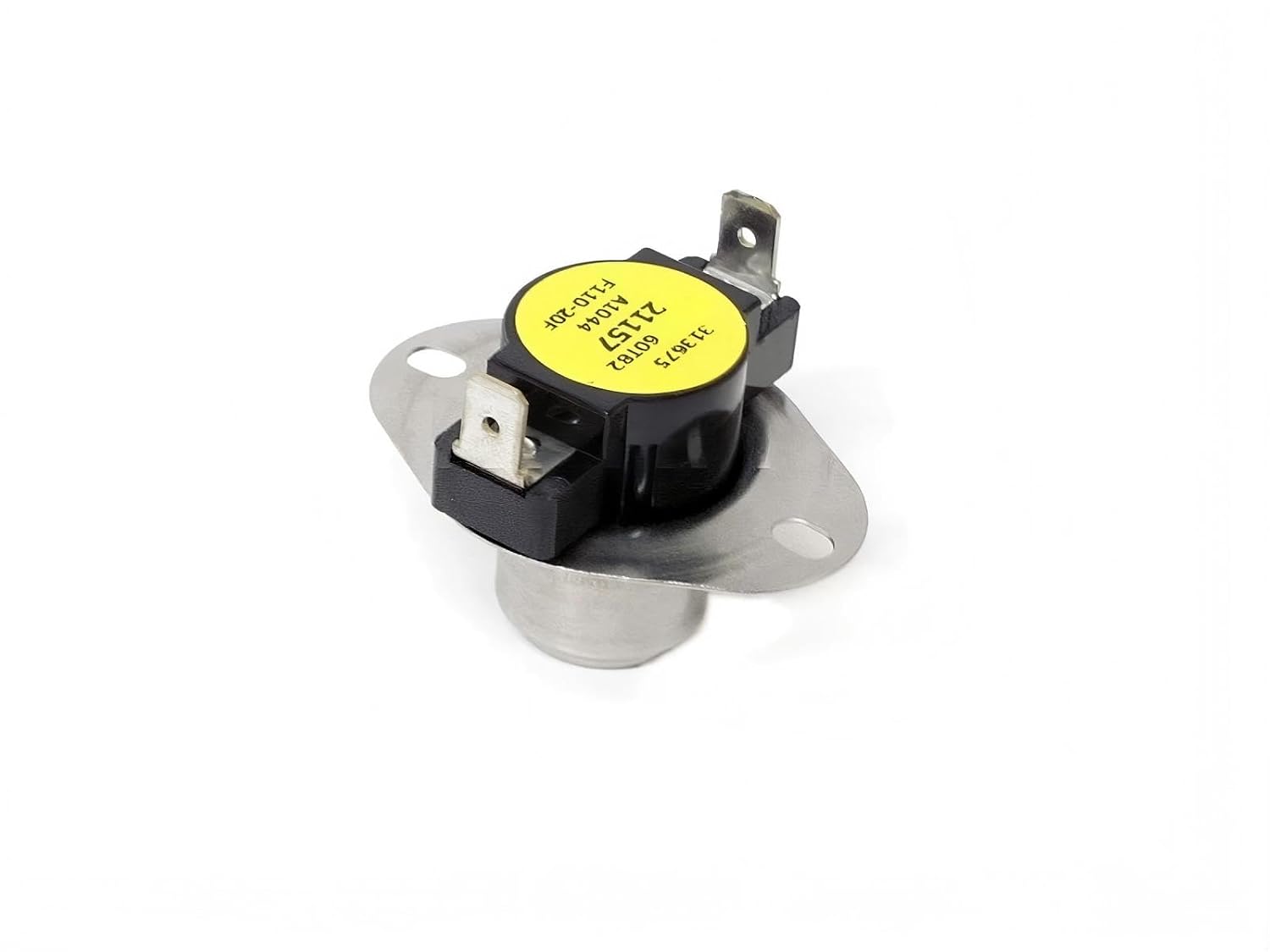 7660-328 Furnace Disc Fan Switch - Fits for Coleman Evcon Furnace Parts Replacement 7660-3281 4066-3281 7975-328 - Furnace Mechanical Limit Switch - 110 Degree 1 Pole Fan Switch (F110-20F)