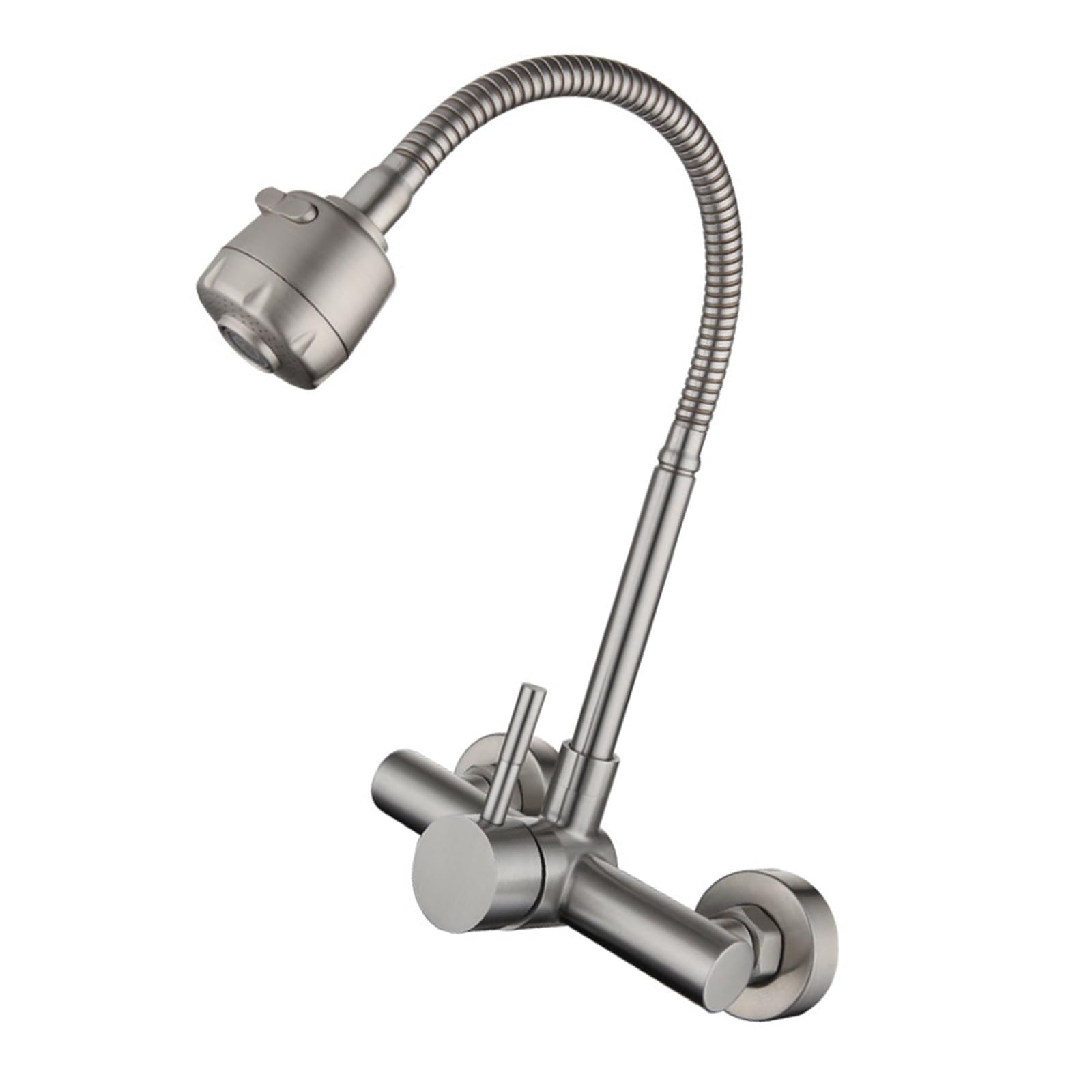 kokdid 360 Degree Rotating Sprayers Faucet Cold and Hot Water Double Outlet Adjusted Swivels Kitchen Sink Faucet Enduring Rotating Sprayers
