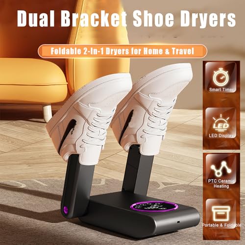Secador de calzado plegable para tenis con control de olor miniatura 2