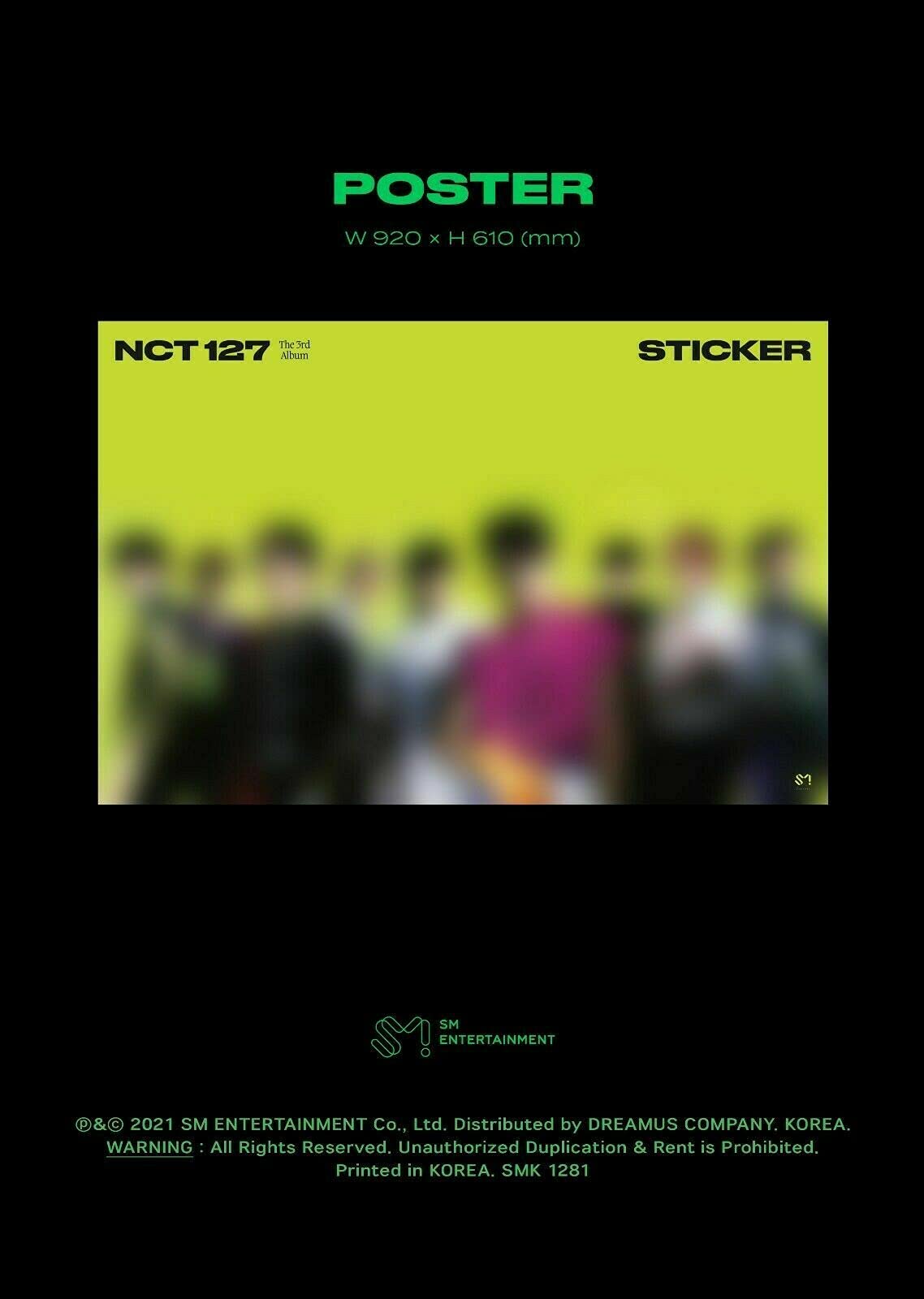 Amazon.com: NCT 127 - Sticker (Sticky Cover incl. CD, Photobook