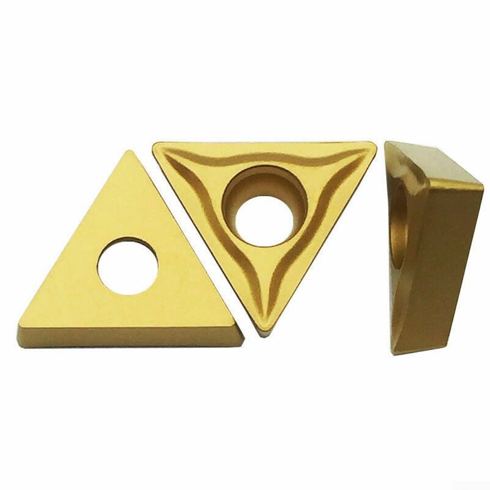TCMT110204-HM UE6020 Plaquette de fraisage en carbure de tungstène 10 pièces par boîte, pour finition et finition en acier, longueur 10 mm × 2,38 mm