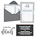 Paper Clever Party Blue Elephant Invitations with Envelopes Boys Baby Shower, Blank Invite Card Set, 15 Pack