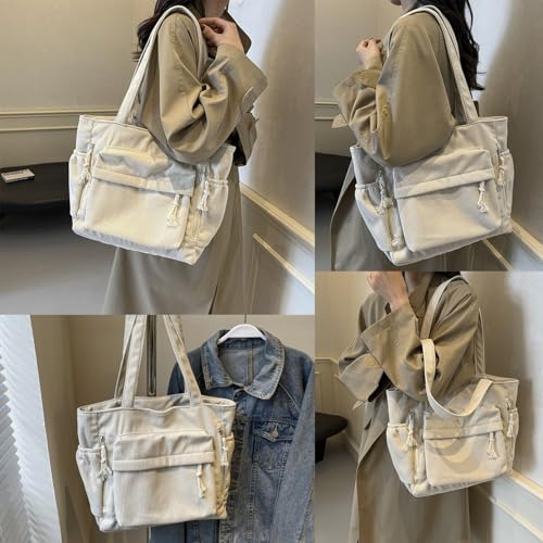 Bolso Tote Premium de Pana para Mujer Grande 40x30x13cm miniatura 5