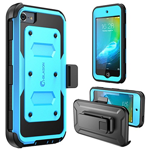I-Blason Armorbox Case Designed For Ipod Touch 7/6/5, Full Body Case With Built-In Screen Protector For Apple Ipod Touch 5Th/6Th/7Th Generation, Blue #TOP1