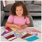 Galt Fairy Sparkle Mosaics -Childrens Glitter Mosaic Set,Arts and Crafts Kit for Kids,Colourful Design Tile by Number Pictures and 5000Plus Self-Adhesive Glitter and Foil Foam Tiles -Ages 5 Years Plus - Image 5
