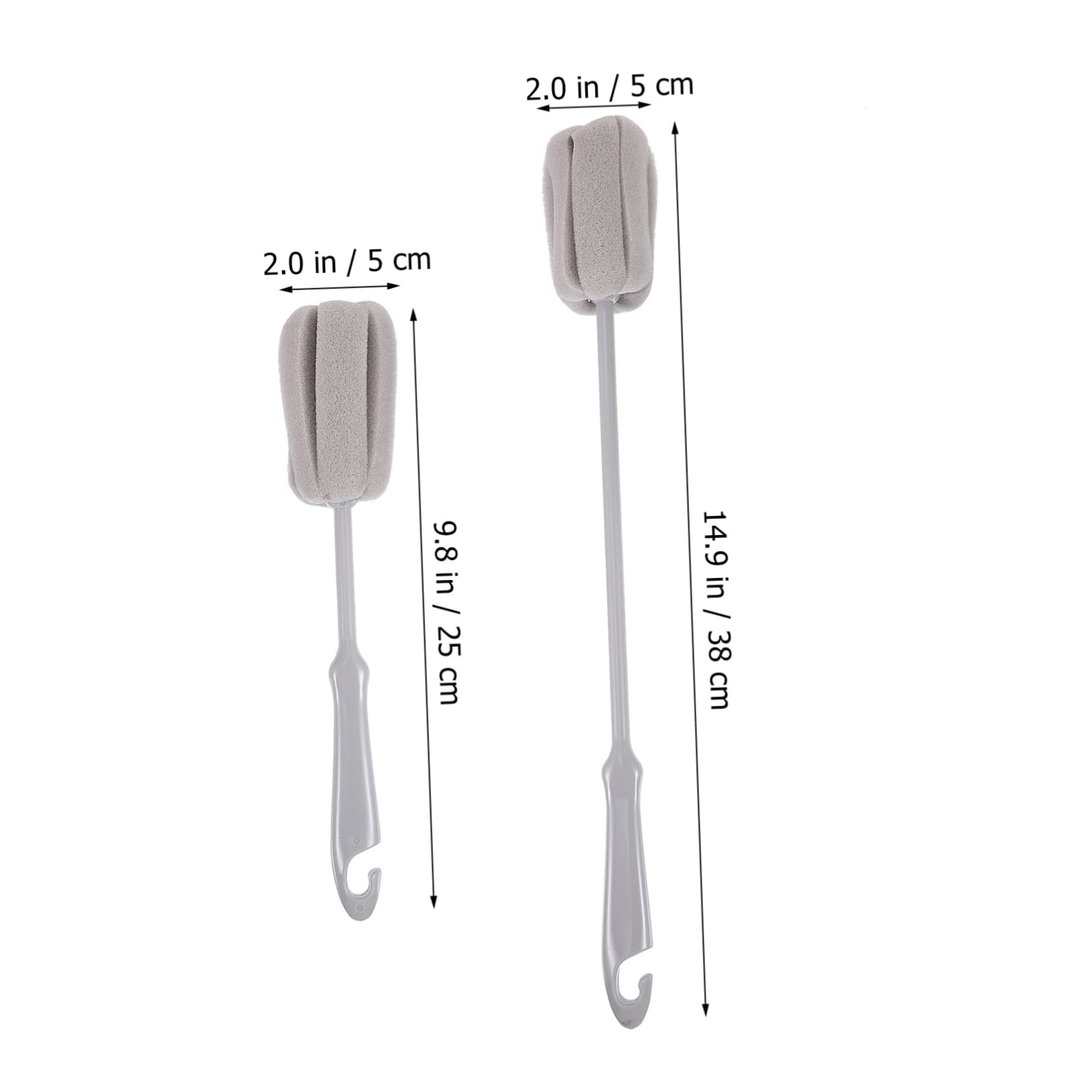 3 set Spazzola Per La Pulizia Delle Bottiglie Spazzola Per Biberon Per Biberon Di Grandi Dimensioni Per La Pulizia Delle Tazze Per La 3 pezzi*3